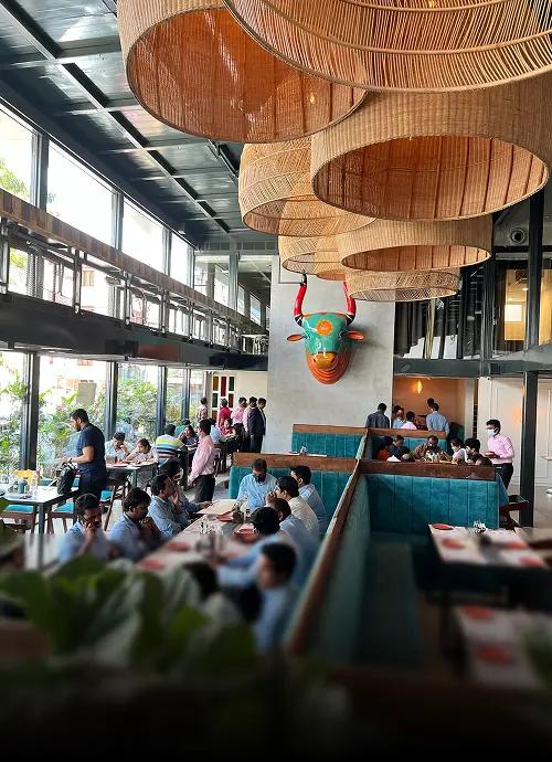 Vijayawada United Telugu Kitchen interior
