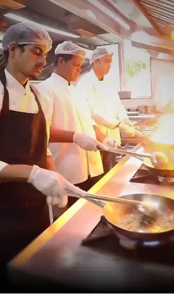 UTK chefs cooking in the kitchen